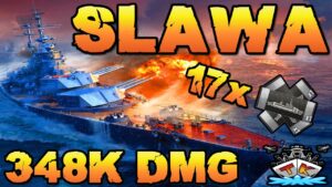 Slawa drückt 348K DMG & 17x Zitas Replay!!!! "300K Club"⚓️ in World of Warships 🚢