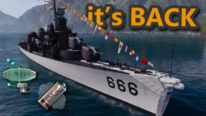USS Black is BACK - the Radar smoke DD