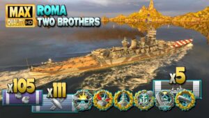 Battleship Roma: Exciting until the last seconds - World of Warships