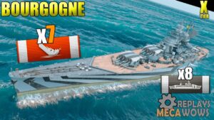 Bourgogne 7 Kills & 200k Damage | World of Warships Gameplay 4k