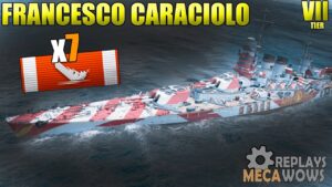 Francesco Caracciolo 7 Kills & 109k Damage | World of Warships Gameplay 4k