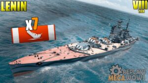 Lenin 7 Kills & 162k Damage | World of Warships Gameplay 4k