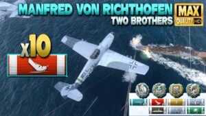 Manfred von Richthofen: 10 ships destroyed - World of Warships