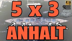 NEW GERMAN PREMIUM Battleship ANHALT - World of Warships