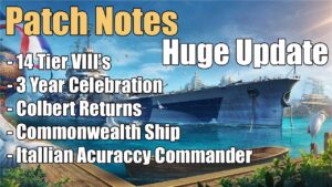 Patch Notes Tier 8 Update: 17 New Ships, 2 New Commanders | World of Warships Legends | 4K