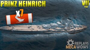 Prinz Heinrich 7 Kills & 167k Damage | World of Warships Gameplay 4k