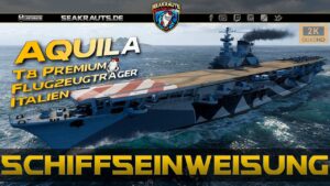 Review - AQUILA [T8 CV] Der erste ITA Flugzeugträger! - World of Warships [Deutsch]