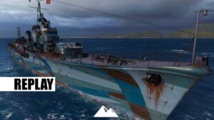 SHIMAKAZE, verrückter Spieler mit 8km Torpedos! - World of Warships | [Replays] [Deutsch] [60fps]