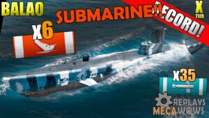 SUBMARINE Balao 6 Kills & 222k Damage | World of Warships Gameplay 4k
