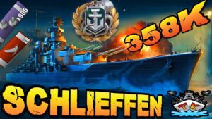 Schlieffen drückt 358K & 8 KILLS!!! "300K Club"⚓️ in World of Warships 🚢
