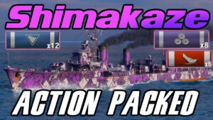 Shimakaze || Action packed 3360 Base XP torping || World of Warships