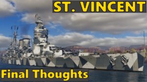 St. Vincent - Review - T10 British Tech Tree Battleship | World of Warships