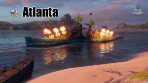 World of Warships: Atlanta, Embrace the Island, Become the Island
