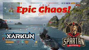 Xarkun and I Epic Mid Push! (World of Warships Legends)