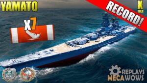 Yamato 7 Kills & 174k Damage | World of Warships Gameplay 4k