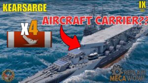 AIRCRAFT CARRIER?? Kearsarge 4 Kills & 170k Damage | World of Warships Gameplay