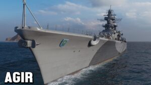 Agir: Alone against 3 ships - World of Warships