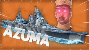Azuma means business in World of Warships Legends