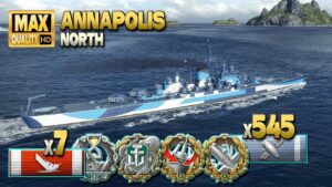 Cruiser Annapolis: Between the islands - World of Warships
