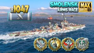 Cruiser Smolensk: Thriller in Arms Race - World of Warships