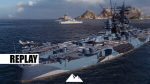 SHIKISHIMA, starker Schaden pro Minute mit 510mm! - World of Warships | [Replay] [Deutsch] [60fps]