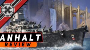 ЛИНКОР ANHALT! САМЫЙ МОЩНЫЙ ЗАЛП НА 8 УРОВНЕ?! WORLD OF WARSHIPS