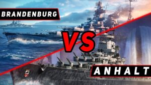 ЛИНКОР ANHALT VS BRANDENBURG! ЧТО ОКАЖЕТСЯ СИЛЬНЕЕ? WORLD OF WARSHIPS