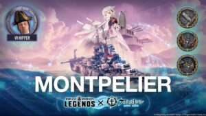 Azur Lane Montpelier with Montpelier (World of Warships: Legends Xbox Series X 4K)