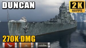 Battleship Duncan: Guns were accurate and too many broadsides