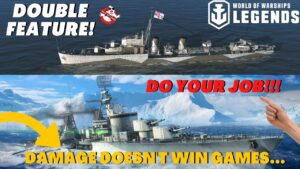 Damage Doesn't Win Games... DOING YOUR JOB DOES! | World of Warships: Legends