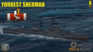 Forrest Sherman 7 Kills & 82k Damage | World of Warships Gameplay