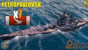 Petropavlovsk 7 Kills & 133k Damage | World of Warships Gameplay