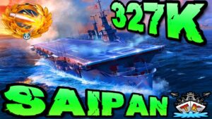 Saipan T8 drückt 327K DMG *Fast Weltrekord?!* "300K Club"⚓️ in World of Warships 🚢