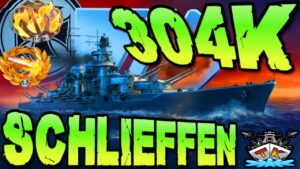 Schlieffen drückt 304K in 12 Min!! *WTF* "300K Club" ⚓️ in World of Warships 🚢