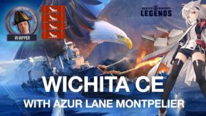 Wichita CE - With Azur Lane Montpelier (World of Warships: Legends Xbox Series X 4K)