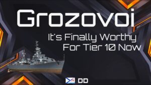 World of Warships Blitz USSR Tier 10 Grozovoi - Go Past Tier 9 Finally