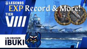 World of Warships Legends Exp Record Ibuki