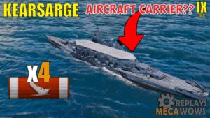 AIRCRAFT CARRIER?? Kearsarge 4 Kills & 218k Damage | World of Warships Gameplay