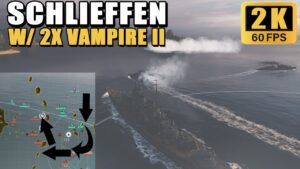 Battleship Schlieffen: on top secret operation with two Vampires