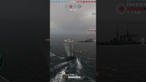Farragut in kamikaze mod 💥(World of Warships Legends Mobile)#shorts #worldofwarshipslegendsgomobile