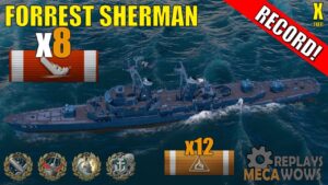 Forrest Sherman 8 Kills & 279k Damage | World of Warships Gameplay