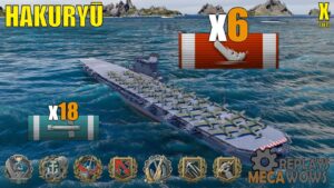 Hakuryū 6 Kills & 159k Damage | World of Warships Gameplay