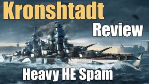 Kronshtadt Review : Heavy HE Spam | World of Warships legends | 4k