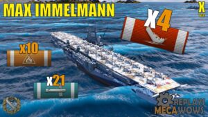 Max Immelmann 4 Kills & 171k Damage | World of Warships Gameplay