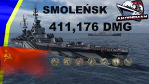 Smoleńsk Rosyjski Krążownik Tier X World of warships (wows)