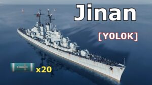 World of WarShips Jinan - 2 Kills 343K Damage