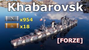 World of WarShips Khabarovsk - 6 Kills 323K Damage