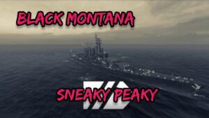 World of Warships Blitz - Black Montana 104k