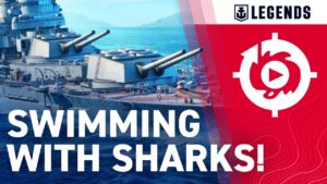 World of Warships: Legends — Clip of the Week | Swimming With Sharks!