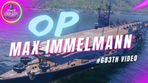 Wows MAX IMMELMANN  2022 - OP CV - RARE PLAYER - World of Warships Best Gameplay